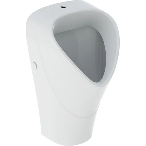 GE Renova Urinal Trigonal Zul. supérieur, sortie haute ou basse, blanc (1/5)