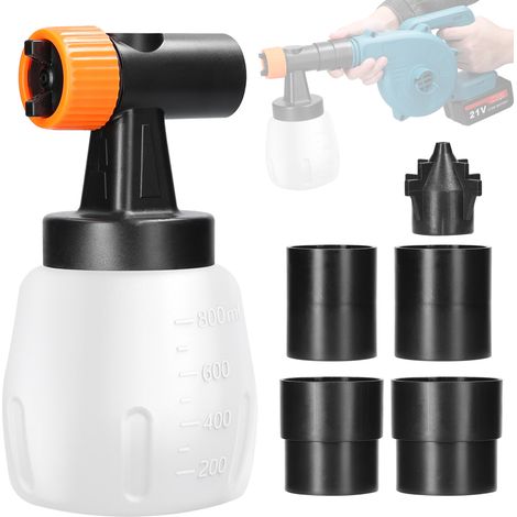 Kit de conversion d'un ventilateur à moteur en pistolet de peinture, conversion d'un ventilateur électrique en équipement de peinture, pistolet pour peinture à base d'eau (1/5)