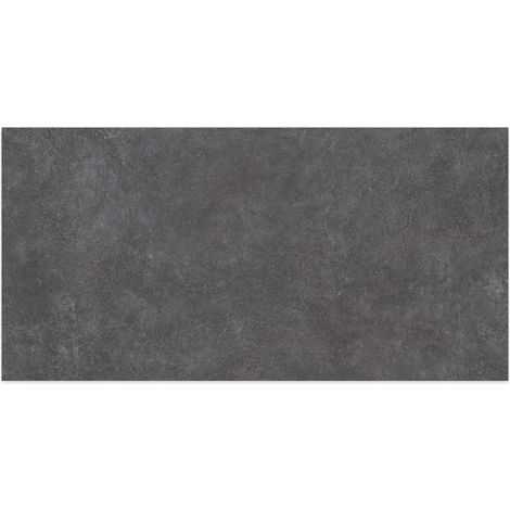 Carrelage effet Béton Gris Anthracite 151x75,5x0,9 cm In&Out Sorelan - Sol et mur intérieur et Sol extérieur (vendu par carton de 2,28 m²) - RO'MA CARRELAGE