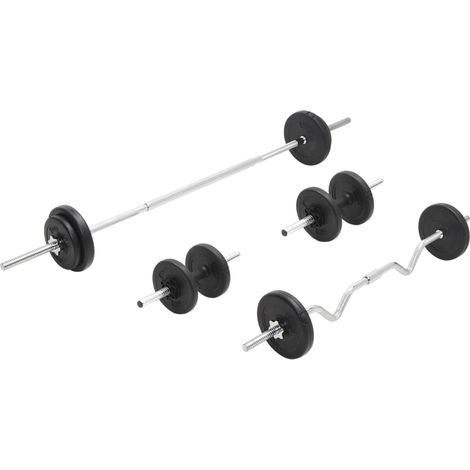 Ensemble d'haltères et de barres 30 kg (1/5)