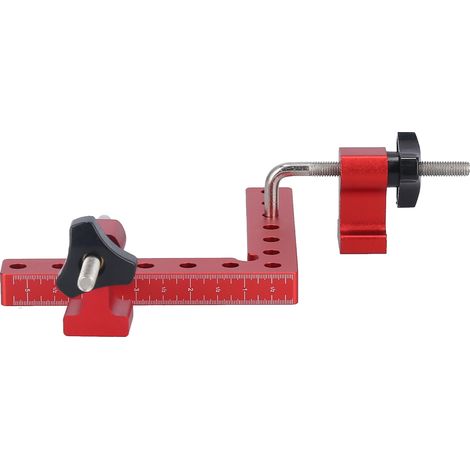 Lot de 2 équerres de positionnement 90°, gabarit d'assemblage à angle droit pour menuiserie, serre-joint de fixation, accessoires 140mm (1/5)