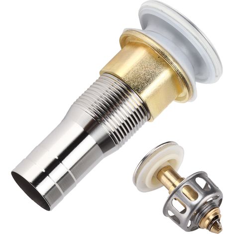 Bouchon anti-refoulement en acier inoxydable 304 pour sol de camping-car, yacht et bateau, avec crépine anti-colmatage et ressort (1/5)