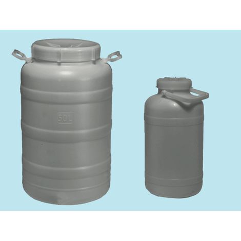 Ecoplast Fusto a Bocca Larga, Tanica per Alimenti - Confezione 50 Lt -