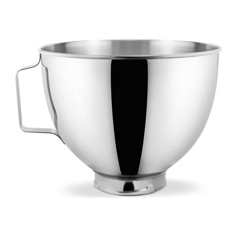 Bol de 4,3l inox poli à poignée pour robot artisan - Kitchenaid - 5K45SBWH (1/3)