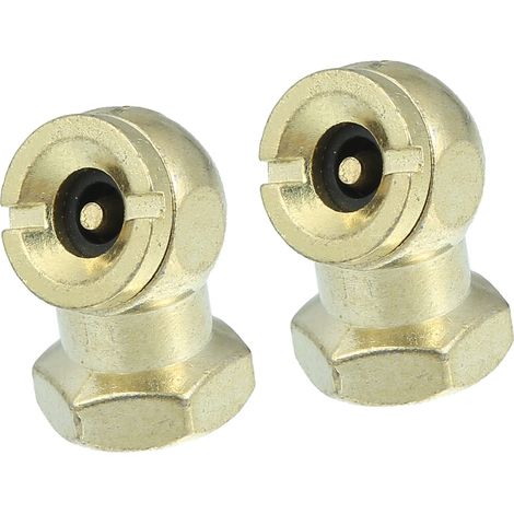 Pneu Mandrin Zinc Alliage Doré Ensemble de 2 (1/5)