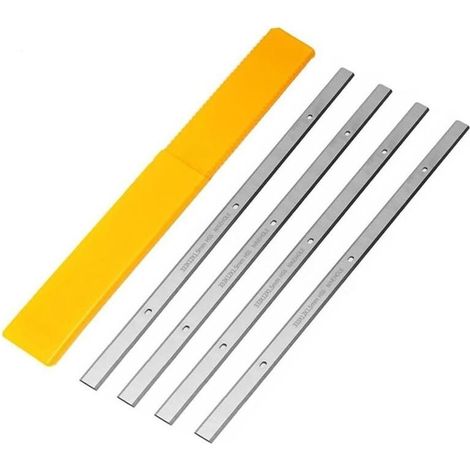 4 Pièces HSS Lames De Raboteuse 333mm, 333mm fers de rabot Pour Metabo DH 330/316, Raboteuse Lames Pour Machines De Travail Du Bois, 333 x 12 x 1,5mm (1/3)