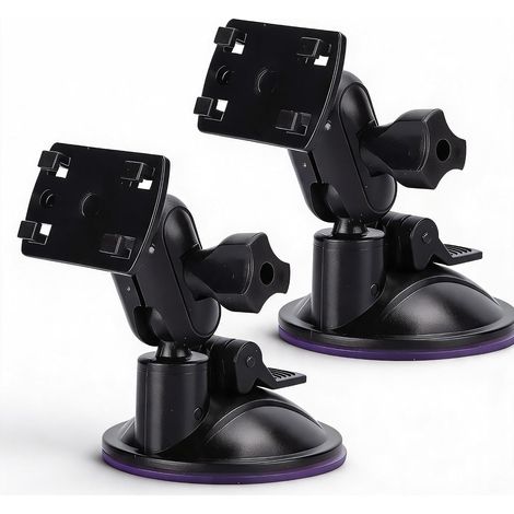 Car GPS Mount, 360 Degree Adjustable HD-H3041 65mm 2Pcs Car GPS Navigator Driving Recorder Vacuum Suction Cup Holder (Four Jaw Heads)