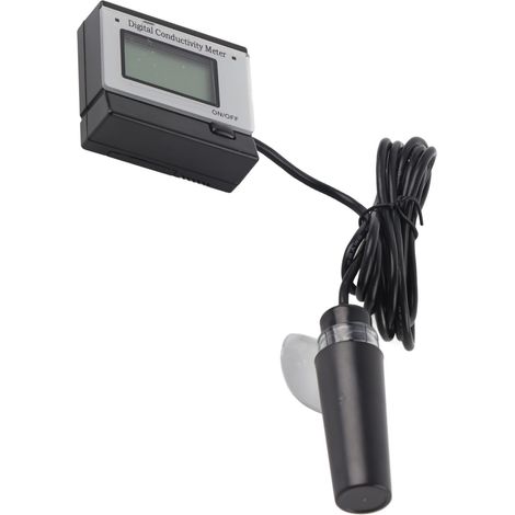 Moniteur de conductivité en ligne EC-1383B (écran LED), adapté aux laboratoires, aquariums et à l'aquaculture. (1/5)