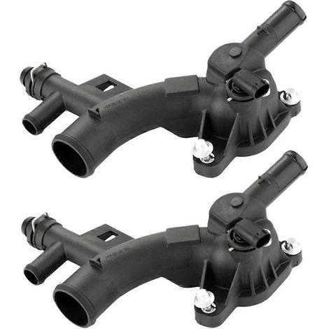 Boîtier de thermostat de liquide de refroidissement 2 pièces 55565334 25193922 pour Chevrolet Cruze/Sonic 1.4L 11-13, ensemble d'interface de tuyau d'eau de radiateur (1/5)