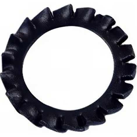 Rondelle denture extérieure M4 mm AZ Brut - Boite de 1000 pcs - Fixtout 50000401B