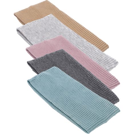 Headband - Tricot Élastique - Pour Hiver - Protection Oreilles - Unisexe Adulte - Lot de 5 Pièces (1/5)