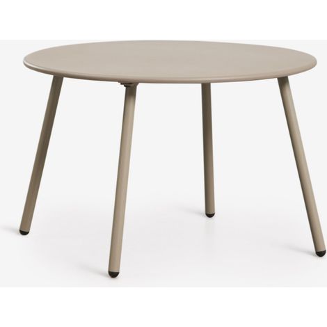 Mesa auxiliar para jardín redonda Ø50 cm en acero Kuorin SKLUM (1/5)