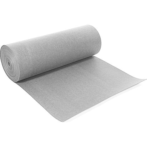 Tissu en feutre - 30 cm x 250 cm x 3 mm - Feutre décoratif - Feutre doux pour tapis en feutre - Dessous de verre - Feutre décoratif - Pour couture et bricolage - Gris clair (1/5)