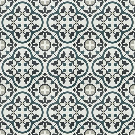 Carrelage sol effet carreaux de ciment Montaigne St-Etienne 20x20 cm - Reflex Boutique (1/4)