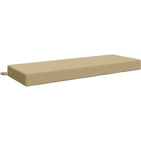 Sitzkissen SOEST 100 % Polyester Beige 120 x 40 x 10 cm vidaXL (1/5)