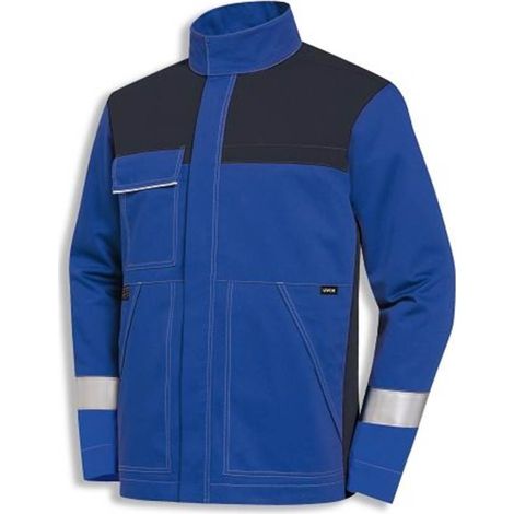 Uvex Protection Perfect Multifunction Herren-Arbeitsjacke - Blaue Männer-Bundejacke - Multifunktionale Schutzbekleidung: 44/46 (1/2)