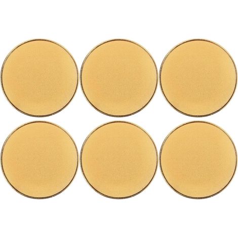 6 Pièces Vierges Rondes en Alliage Or 40mm pour Gravure (1/5)