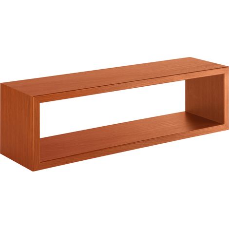 Mensola da Parete 60x18x15,5 cm in Fibra di Legno Regolo Ciliegio (1/4)
