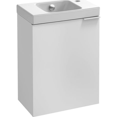 Meuble WC lave-mains JACOB DELAFON Tolbiac blanc