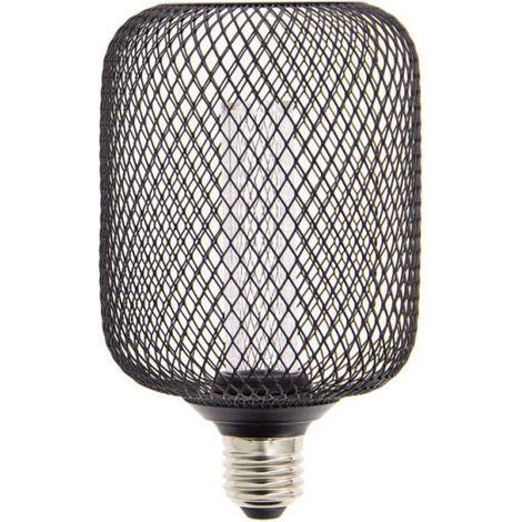 Xanlite – Ampoule filament décorative E27 4W 150 lumens – Blanc chaud 1800K – Métal noir – Angle de diffusion 70° – Durée de vie 15000 heures (1/6)