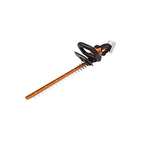 WORX 20V TAILLE-HAIE, LONGUEUR DE L'ÉPÉE DE 44CM, 16MM WG261E.9-EXCL. BATTERIE ET CHARGEUR, NNOIR/ORANGE
