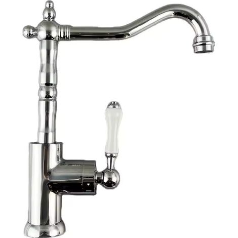 Robinet de cuisine en laiton 025 en laiton chromé collection Erymanthe (1/3)
