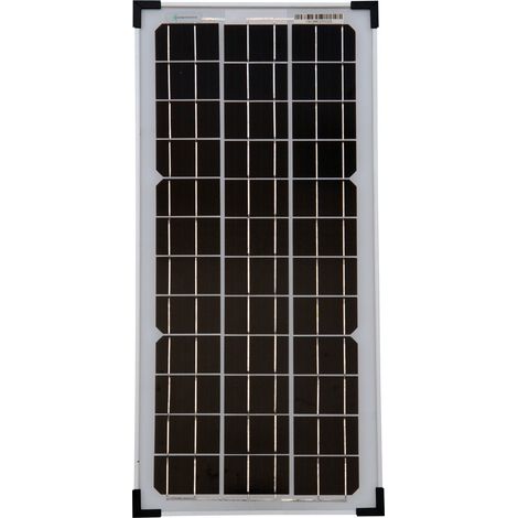 Solarmodul 25 Watt Mono Solarpanel Solarzelle 610x290x25 90554