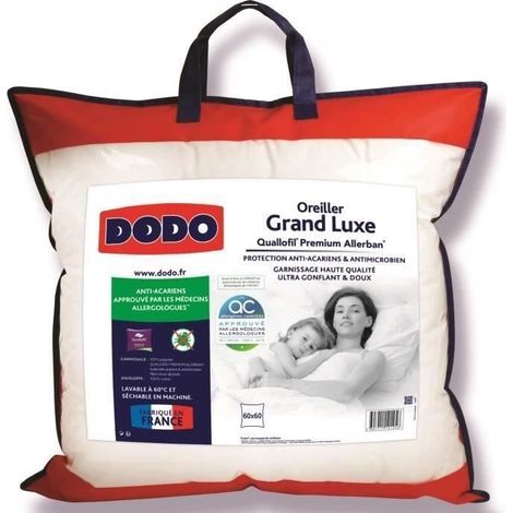 Dodo Luxus-Kissen Quallofil Allerban 60x60 cm weiß