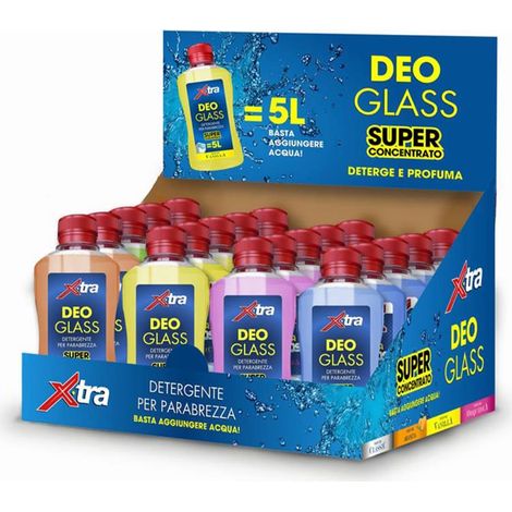 DEO GLASS DETERGENTE PER PARABREZZA DETERGENTE VETRI DA 125 ML ASSORTITI