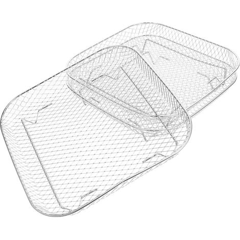 Grille carrée empilable, durable et facile à nettoyer, 3 pièces (1/5)