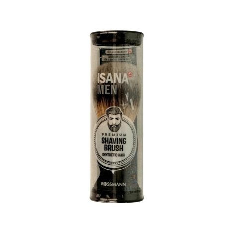 Pennello da barba ISANA MEN con setole sintetiche, 1 pezzo.