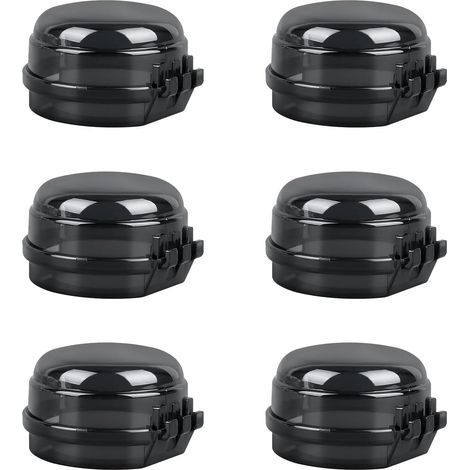 6 Pièces Cache Bouton cuisinière, Protection Gaziniere, Bouton de Sécurité Four, Gaz Couverture de Bouton, Protection Bouton Cuisinière, pour Protection Serrures Bébé Cuisine Sécurité (1/5)