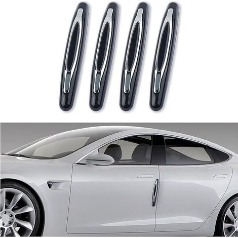 Car Door Handle Protector Scratch Protector Universal Tuning Accessory Adhesive Holder Black