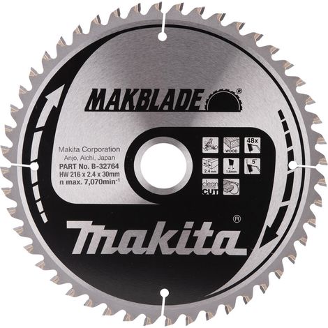 B-32764 Disco sega circolare, Makblade T.C.T, 216 x 30 mm, 48 D