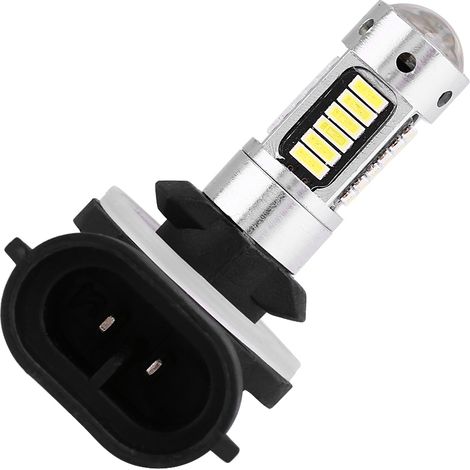 Paire d'ampoules LED blanches 881 4014 pour phares et feux antibrouillard, éclairage DRL, 12V DC, lampe de voiture (1/5)
