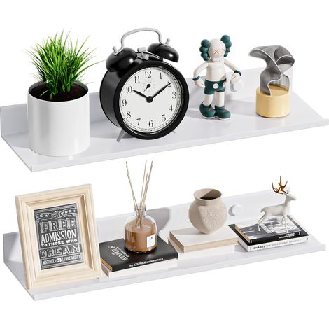 Etagere Murale sans Percage 40 Cm, Tablette Murale Metallique (1/5)