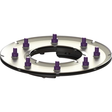 Bride d'étanchéité à pression Ecoguss System 125, clips de fixation inclus