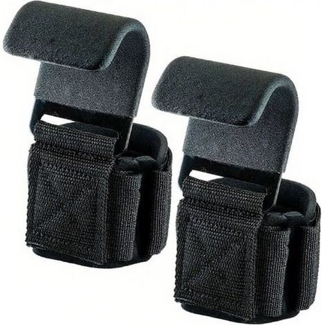 Barra per trazioni per allenamento di forza e sollevamento pesi - con protezioni per i polsi - Barra per trazioni per allenamento di forza e sollevamento pesi (1/5)