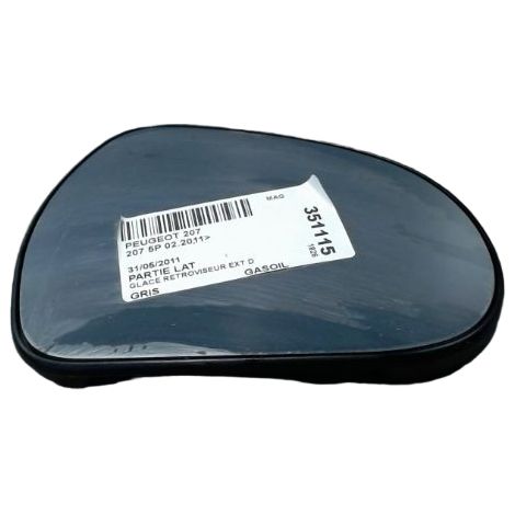 [PRODUIT D'OCCASION] Glace Retroviseur Exterieur D PEUGEOT 207 2011- ♻️ Ref Oe. 8151jf - Garantie à vie (1/3)