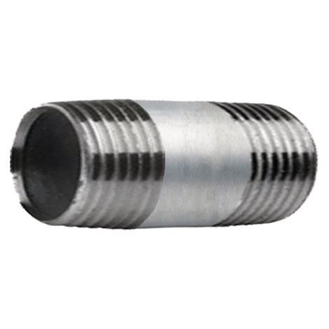 Raccord de tuyau galvanisé 1/4" pouce 40 mm
