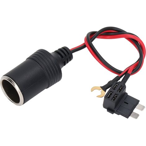 2 x 12–24 V 8 A Zigarettenanzünderbuchsen (weiblich), 30 cm Kabel, kompatibel mit deutschen Fahrzeugen, Standardstecker, 2er-Pack (1/5)