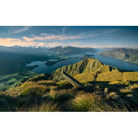 Papier peint panoramique naturel Crêtes Vertes (1/4)