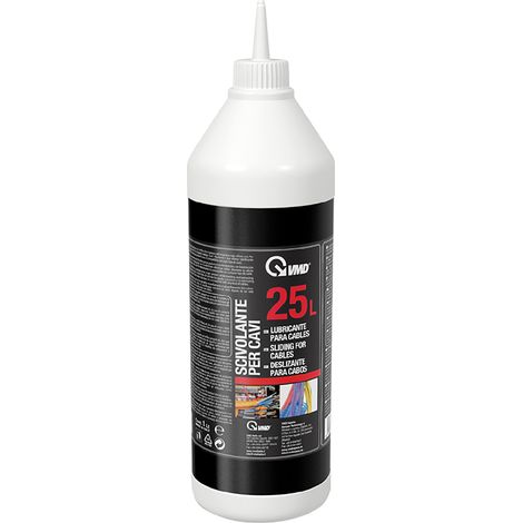LUBRIFICANTE PASSACAVI LIQUIDO lt 1- 6 pezzi  - VMD