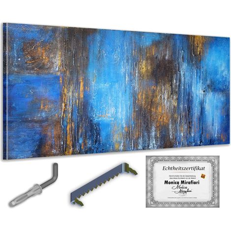 Monica Mirafiori I 100% artesanal I Gemälde Supreme 140x70cm  Gemälde Handgemalt  Acrílico gel  Sehr Großes Acrylbild I Moderne Kunst I Kunstbilder (1/5)