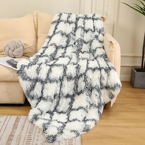 Couverture Jetable - Couverture Douce En Polyester - Pour Canapé, Lit, Extérieur - 70 x 50 cm - 180 g (1/5)