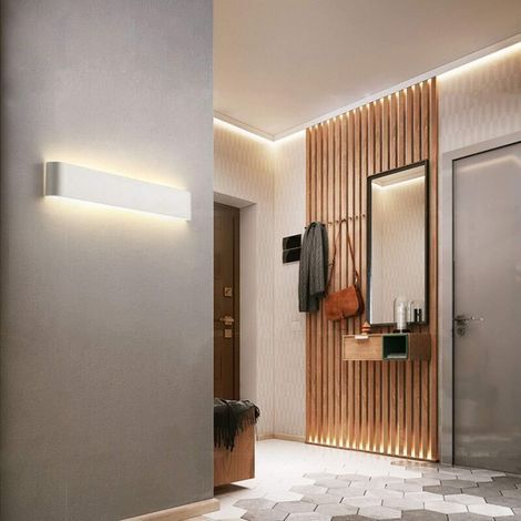 Applique Murale Interieur LED 40CM Lampe Murale Blanc Chaud Moderne Up Down Lampe 14W AC 220V Luminaire Mural pour Chambre Salon Escalier Couloir [Classe énergétique A+] (1/3)