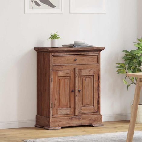 Aufbewahrungsschrank 63 x 30 x 79 cm Massives Mahagoni Holz