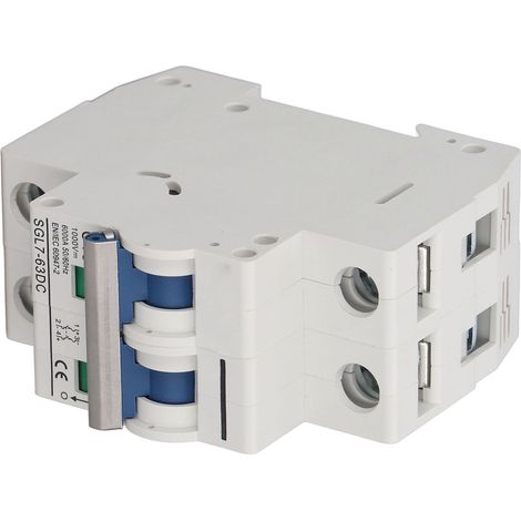 Disjoncteur miniature CC PA66 à réponse rapide, extinction d'arc, disjoncteur photovoltaïque bipolaire 1000 V 16 A (1/5)