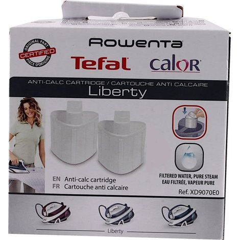 Cartucce anticalcare set di 2 xd9070e0 per generatore di vapore calor