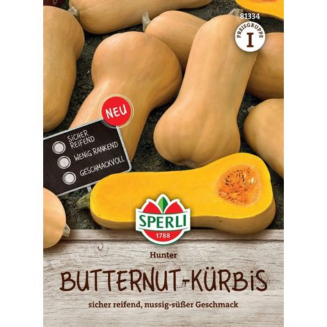 Sperli Butternutkürbisse Hunter - Gemüsesamen (1/2)